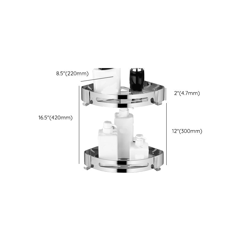 Modern Bathroom Set with Bathroom Shelf/Towel Bar Polished Chrome Bathroom Accessory Set