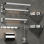 Modern Bathroom Accessory Set Paper Holder Bathroom Shelf Stainless Steel Bathroom Hardware
