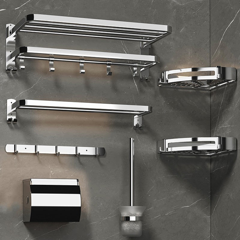 Modern Bathroom Accessory Set Paper Holder Bathroom Shelf Stainless Steel Bathroom Hardware