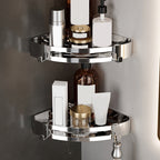 Modern Bathroom Accessory Set Paper Holder Bathroom Shelf Stainless Steel Bathroom Hardware
