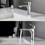 Modern Vessel Faucet Copper Single Handle Low Arc Vessel Faucet for Home