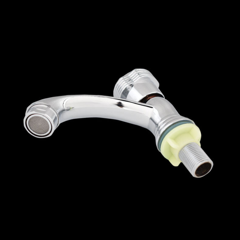 Modern Bathroom Faucet Chrome Knob Handle with Water Hose Basin Faucet