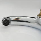 Modern bathroom faucet chrome knob handle with water hose sink faucet