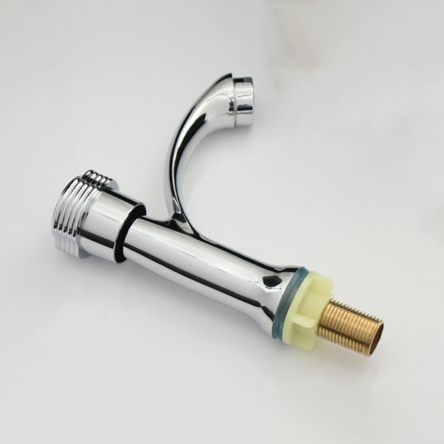 Modern Bathroom Faucet Chrome Knob Handle with Water Hose Basin Faucet