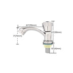 Modern Bathroom Faucet Chrome Knob Handle with Water Hose Basin Faucet