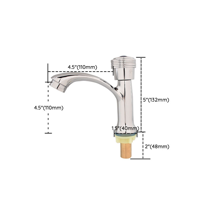 Modern Bathroom Faucet Chrome Knob Handle with Water Hose Basin Faucet