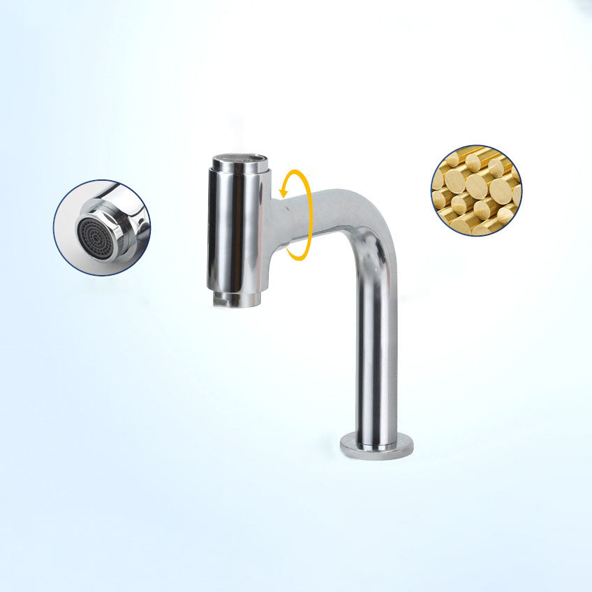 Modern Style Basin Tap Swivel Spout Bathroom Faucet