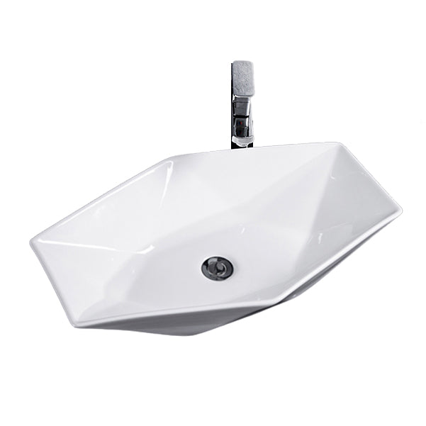 Modern Sink Solid Color Porcelain Sink