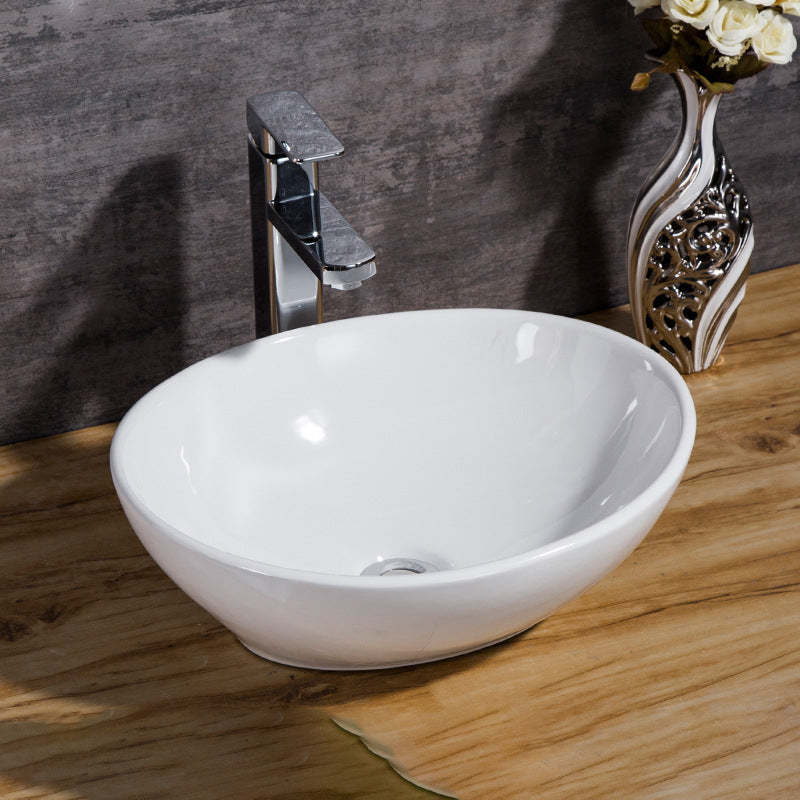 Modern Sink Solid Color Porcelain Sink