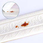 Modern Baseboards 3D Embossing Baseboard PVC Stereo Base Set of 1