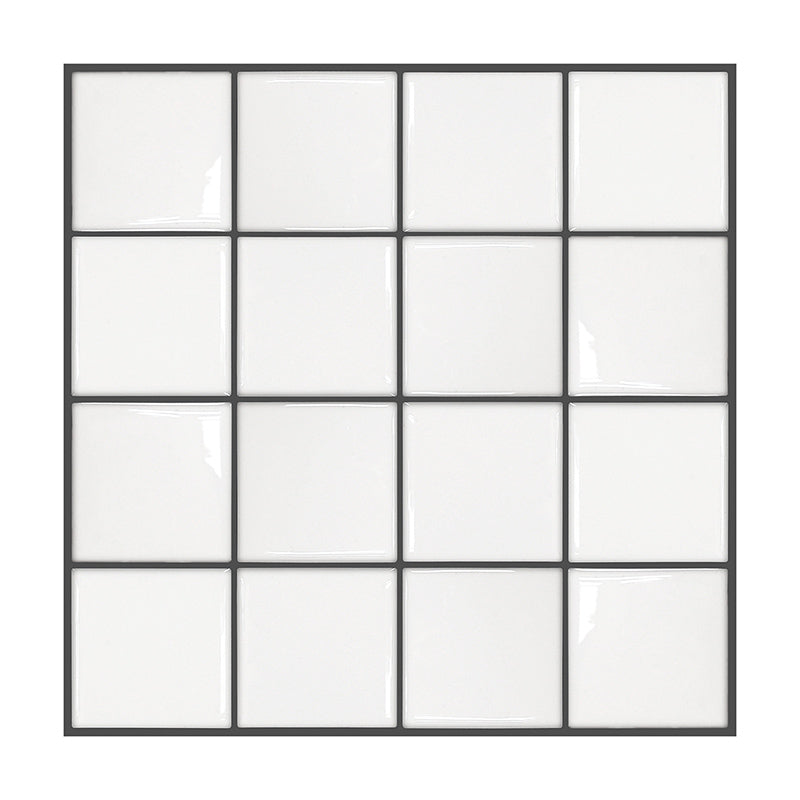 Pattern Matte Color Stone Peel and Stick Mosaic Tile Peel and Stick Tile Set of 2
