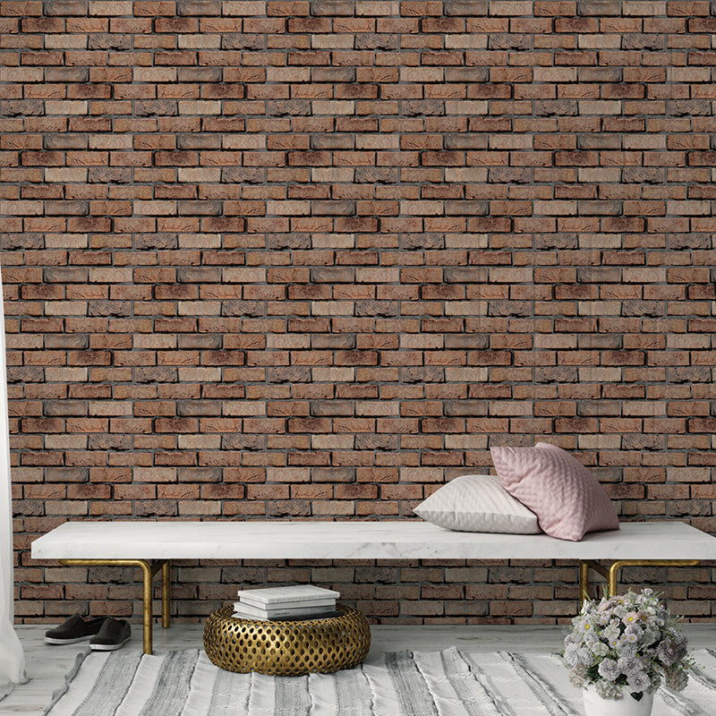Modern interior wall floor tile brick look oil-resistant peel and stick tile