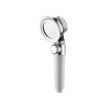 Modern Standard Shower Head Round Metal Adjustable Spray Pattern Shower Head