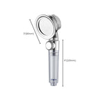 Modern Standard Shower Head Round Metal Adjustable Spray Pattern Shower Head