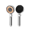 Contemporary Handheld Shower Head Round Filter Ball Spray Head With Digital Display