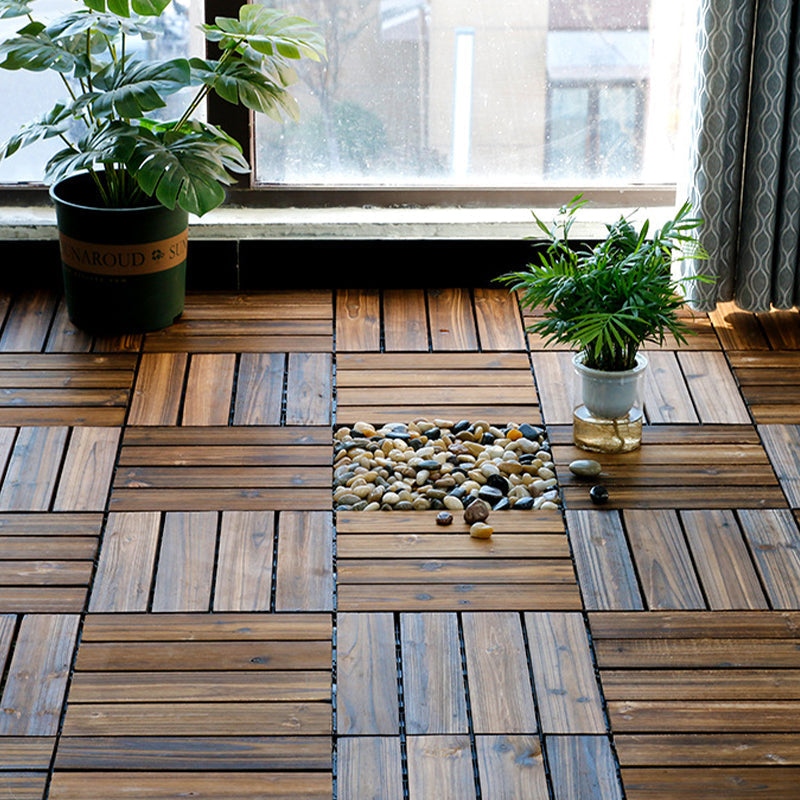 Traditional Wood Parquet Click-Lock Non-Slip Wood Flooring
