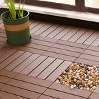 Traditional Floor Tiles Solid Color Click-Lock Flooring Tiles