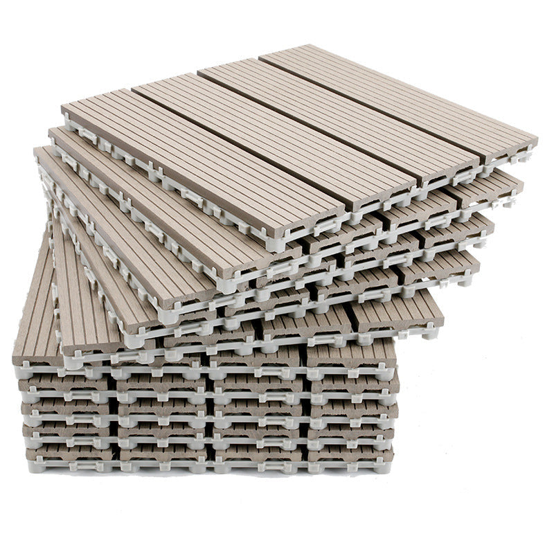 Traditional Floor Tiles Solid Color Click-Lock Flooring Tiles