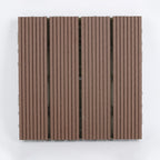 Traditional Floor Tiles Solid Color Click-Lock Flooring Tiles