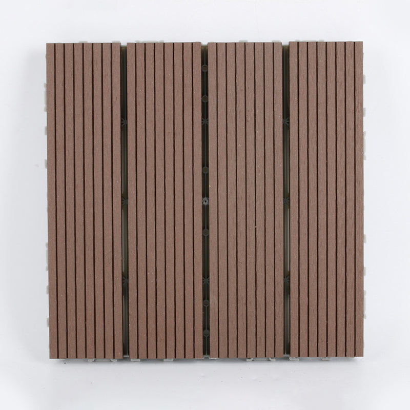 Traditional Floor Tiles Solid Color Click-Lock Flooring Tiles