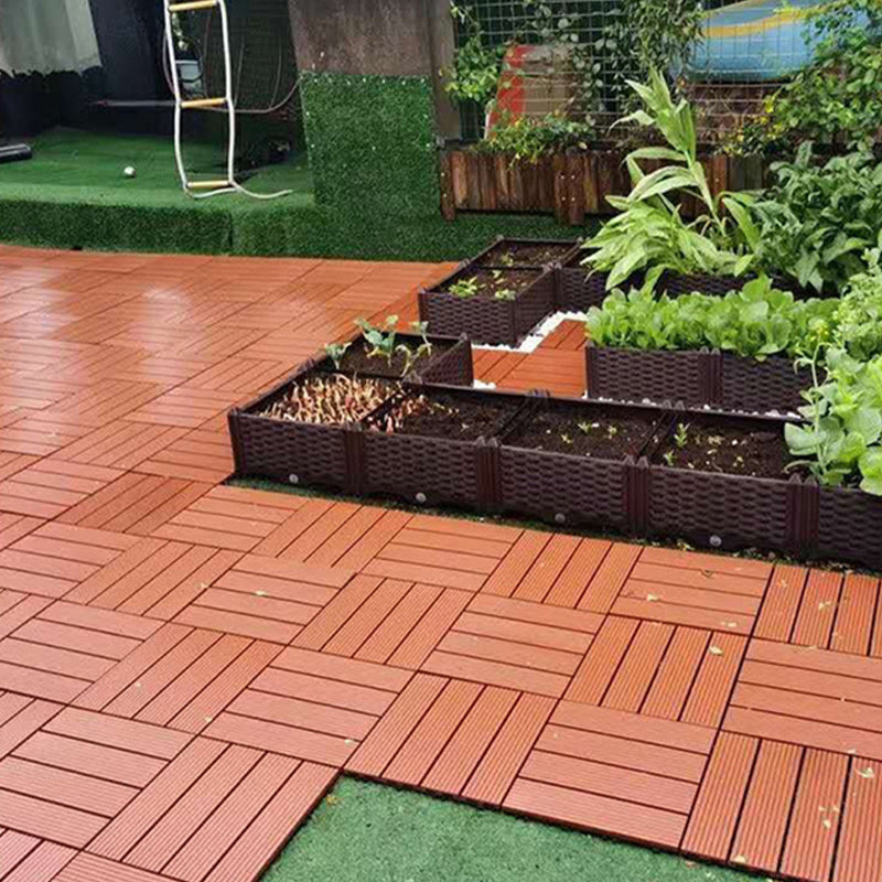 Traditional Floor Tiles Solid Color Click-Lock Flooring Tiles