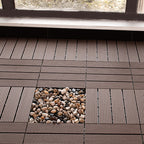 Traditional Floor Tiles Solid Color Click-Lock Flooring Tiles