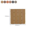 Traditional Floor Tiles Solid Color Click-Lock Flooring Tiles
