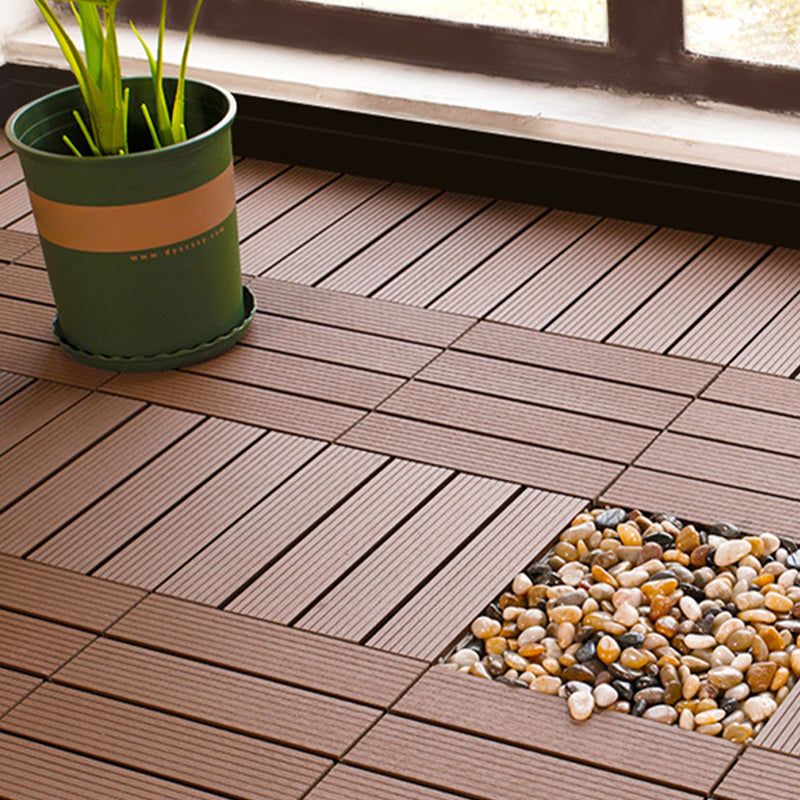 Traditional Floor Tiles Simple Waterproof Click-Lock Wood Flooring Tiles