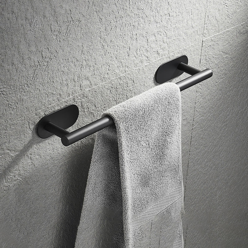 4-piece traditional bathroom hardware set with towel ring/paper holder & bath towel hook