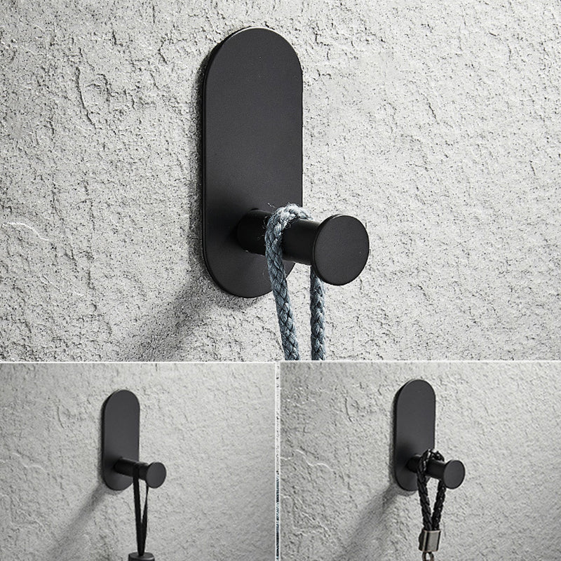4-piece traditional bathroom hardware set with towel ring/paper holder & bath towel hook