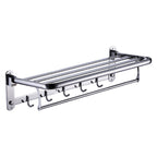 6-piece stainless steel modern bathroom accessories as a single item or as a set