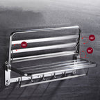 6-piece stainless steel modern bathroom accessories as a single item or as a set