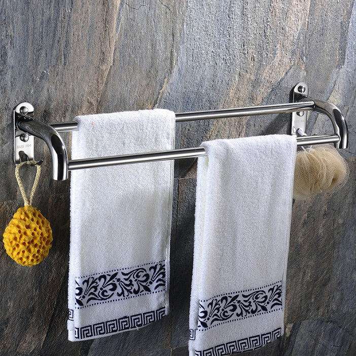 6-piece stainless steel modern bathroom accessories as a single item or as a set