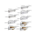 6-piece stainless steel modern bathroom accessories as a single item or as a set