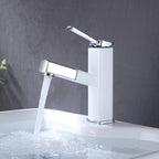 Glam Style Faucet Single Handle Centerset Faucet with Swivel Spout