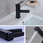 Glam Style Faucet Single Handle Centerset Faucet with Swivel Spout