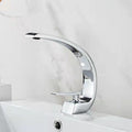 17 cm High Basin Faucet Luxury 1 Hole Basin Faucet Cubic Bathroom Faucet