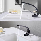 17 cm High Basin Faucet Luxury 1 Hole Basin Faucet Cubic Bathroom Faucet