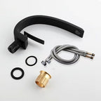 17 cm High Basin Faucet Luxury 1 Hole Basin Faucet Cubic Bathroom Faucet