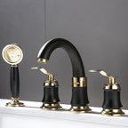 Modern Vessel Faucet Metal Lever Handles Low Arc Vessel Faucet for Home