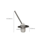 Gray contemporary bathroom accessory set Bathroom shelf/towel holder & bathrobe hook incl.
