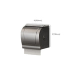 Gray contemporary bathroom accessory set Bathroom shelf/towel holder & bathrobe hook incl.