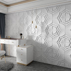 Modern square wall panel Peel and stick texture pattern wall covering