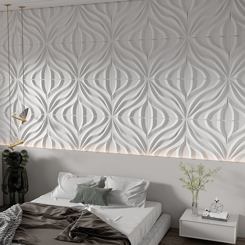 Modern square wall panel Peel and stick texture pattern wall covering