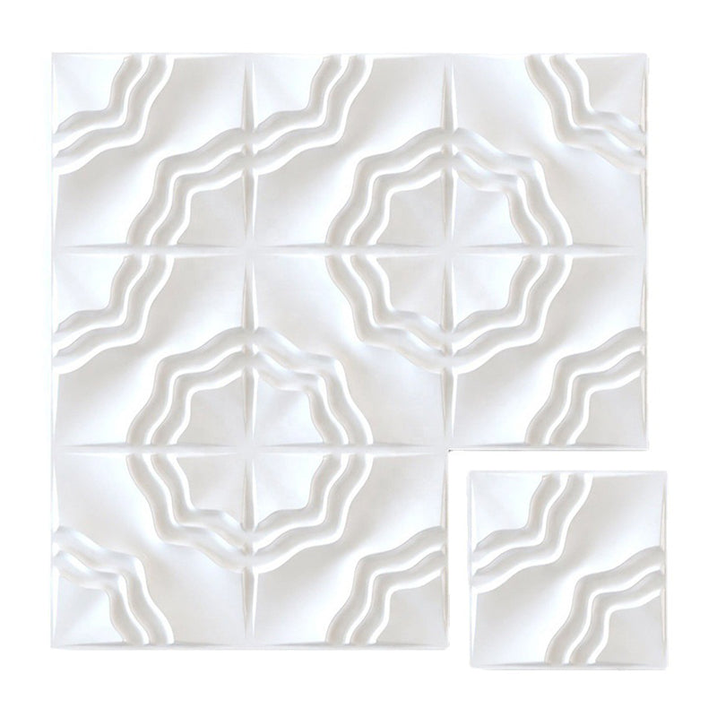 Modern square wall panel Peel and stick texture pattern wall covering