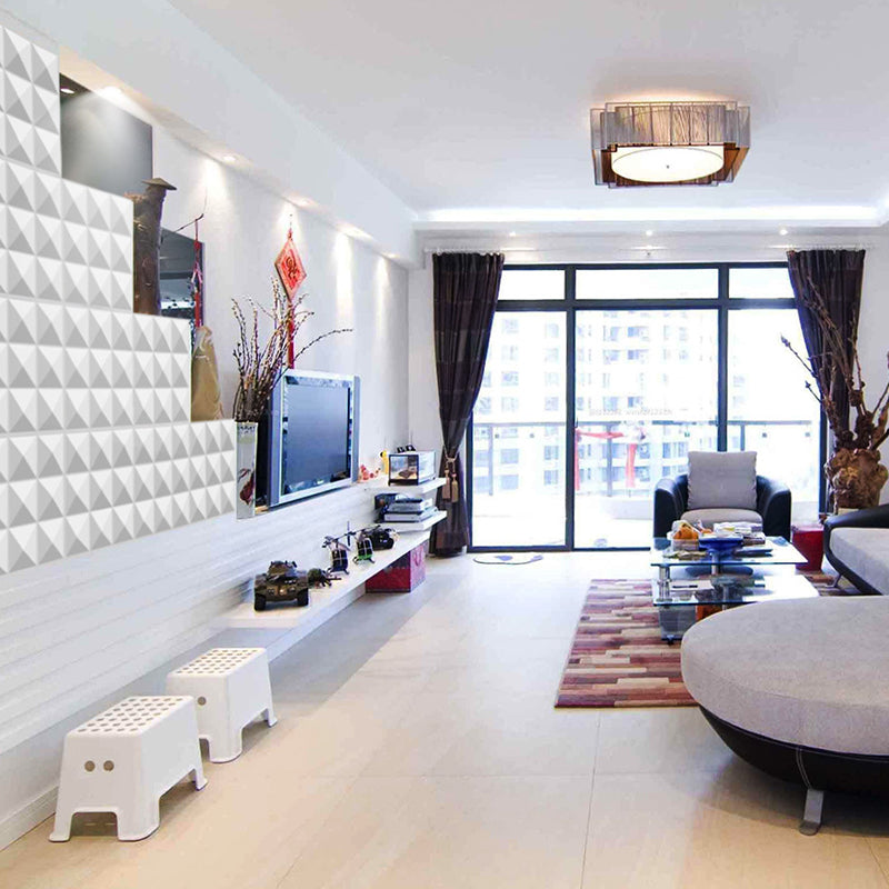 Modern square wall panel Peel and stick texture pattern wall covering