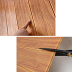 Modern Wall Paneling Peel and Stick Wood Look Design Rectangular Wall Paneling
