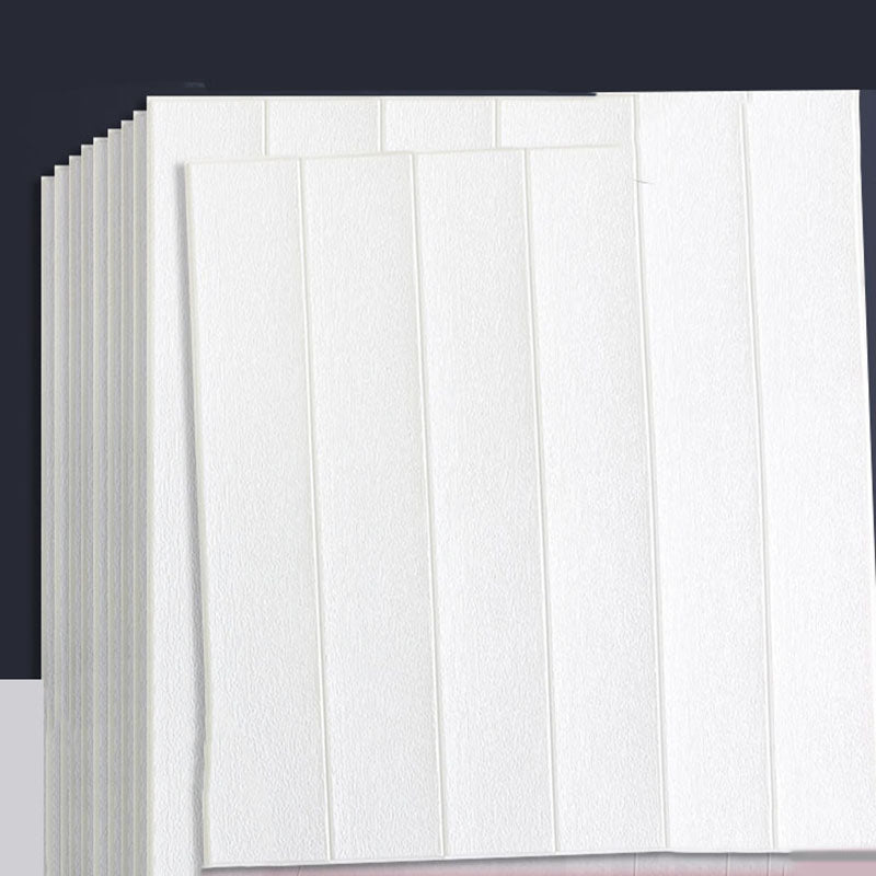 Modern Wall Paneling Peel and Stick Wood Look Design Rectangular Wall Paneling