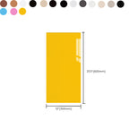 Single Tile Peel and Stick Tile Plastic Peel and Stick Tile with Rectangular Shape