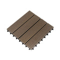 Floor Bullnose Click Lock Wire Brushed Wood Tiles
